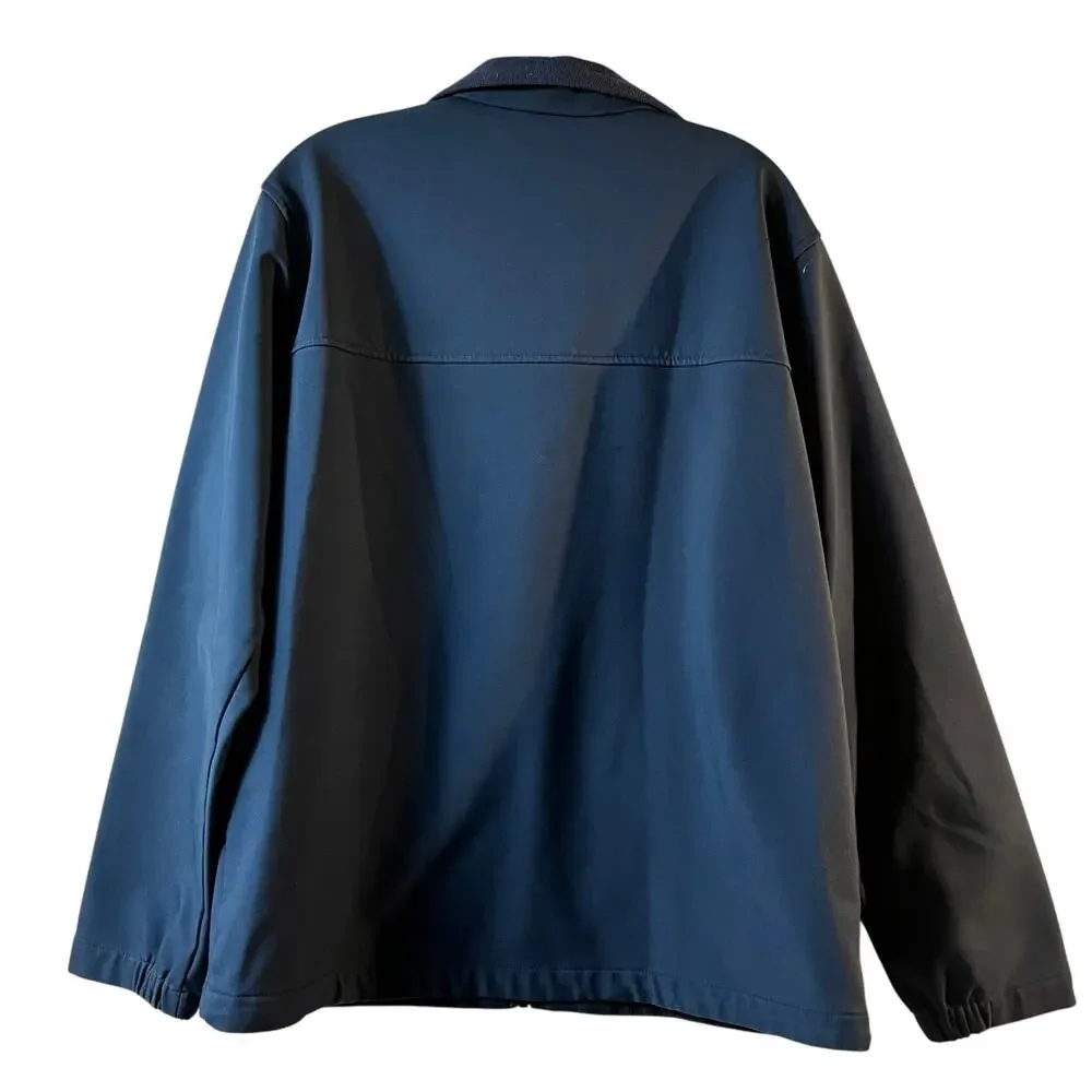 Columbia Men Full ZIp Navy‎ Blue Jacket EUC Large (2960)